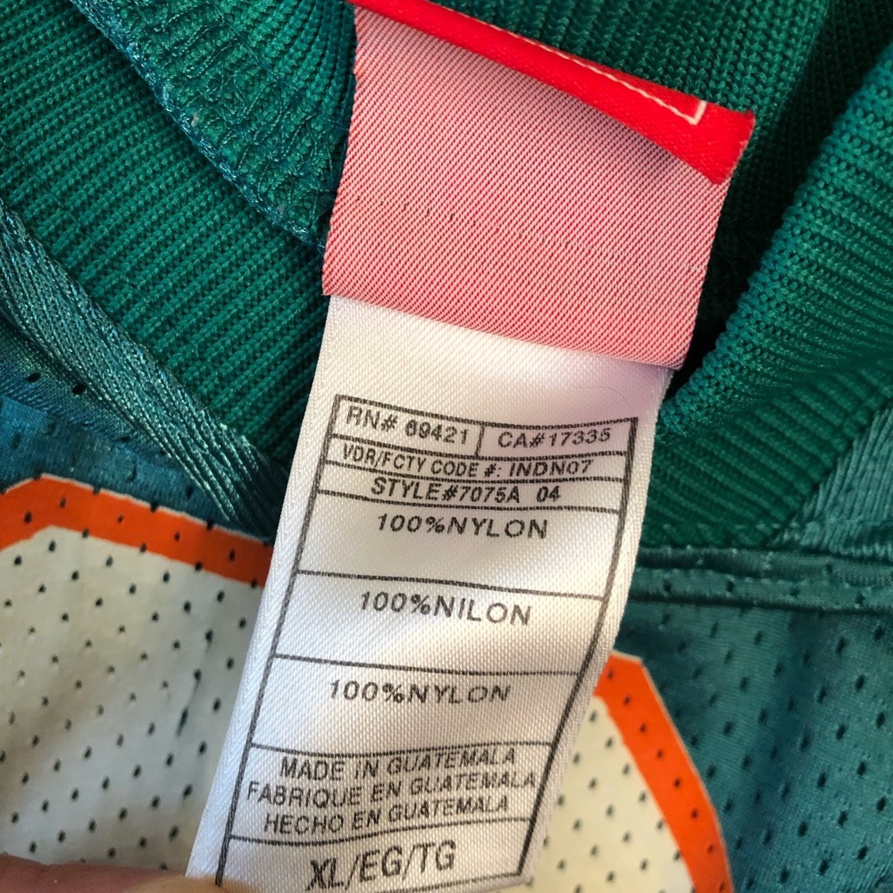 Reebok NFL Mens Miami Dolphins Jersey XL Culpepper - Picture 8 of 8